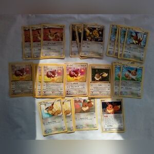 ✨23 Common Eevee Pokemon Card Bundle (work in progress)✨